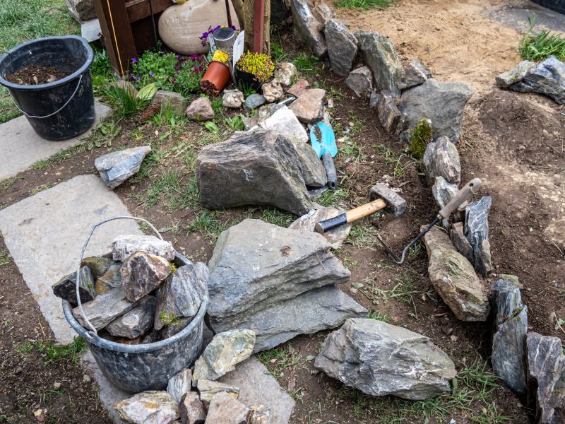 Landscaping Stone Installation
